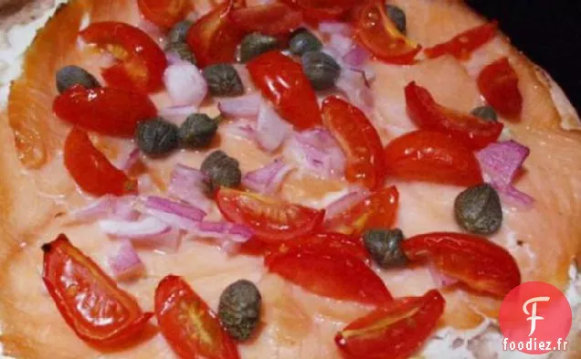 Pizza au Saumon Fumé