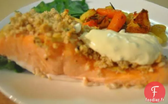 Saumon en Croûte de Moutarde (Pour le Four Grille-pain)