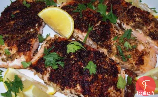 Saumon Grillé au Citron Et au Poivre