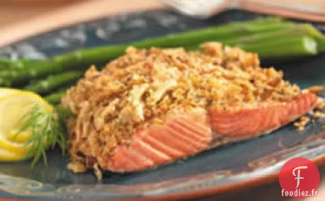 Saumon Croustillant au Citron et à l'Aneth