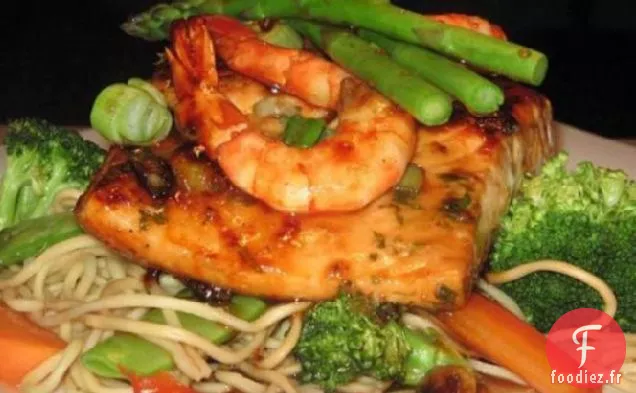 Saumon BBQ Hoisin au Miel