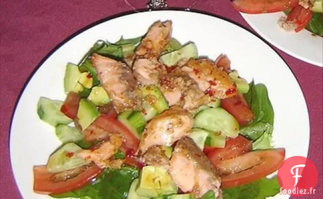 Salade de Saumon Atlantique à la Coriandre et au Piment