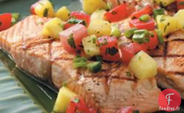 Saumon avec Salsa aux Fruits