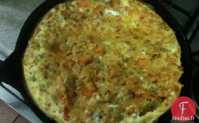 Frittata au Saumon Fumé