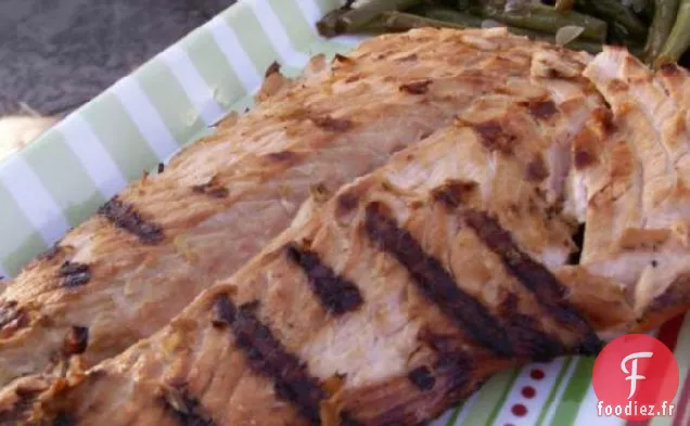 Saumon Mariné à la Bière et au Citron Vert