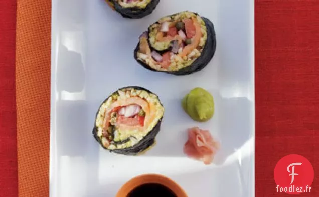 Rouleaux de Saumon Fumé et Avocat