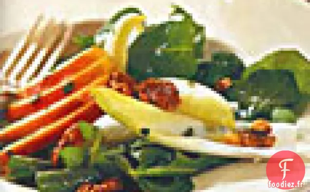 Salade de Poires, Roquette et Endives aux Noix Confites