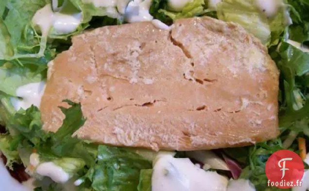 Saumon Cuit Au Four Avec Roquette