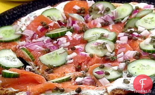 Pizza au Saumon Fumé