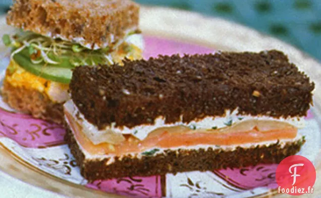 Sandwichs au Saumon Fumé et au Thé aux Endives