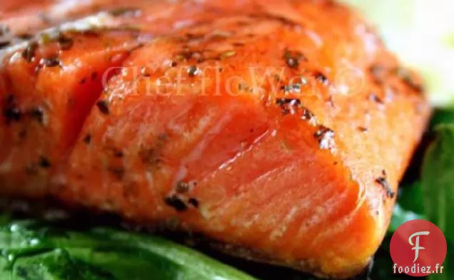 Saumon aux Herbes Poêlé