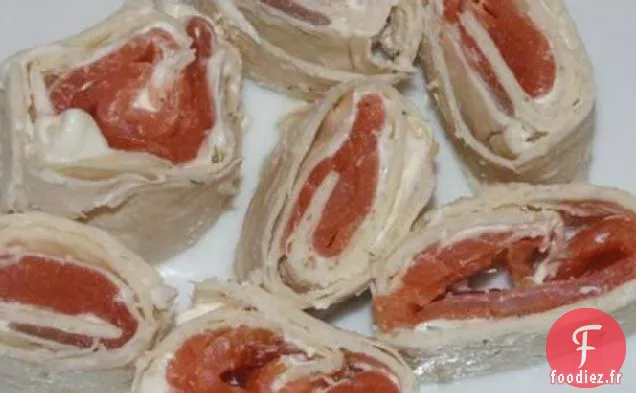 Rouleaux de Saumon Fumé