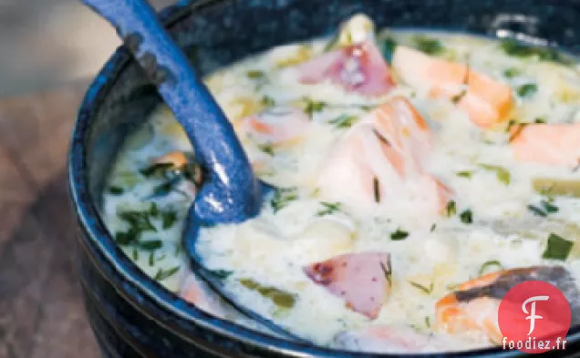 Chaudrée de Saumon et de Maïs