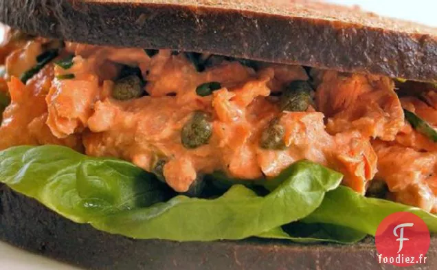 Sandwichs Au Saumon Qui Ouvrent les Yeux