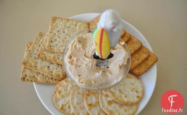 Tranches de Concombre Frais Au Saumon Fumé et Crème de Wasabi