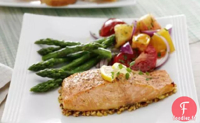 Saumon En Croûte de Noix De Cajou