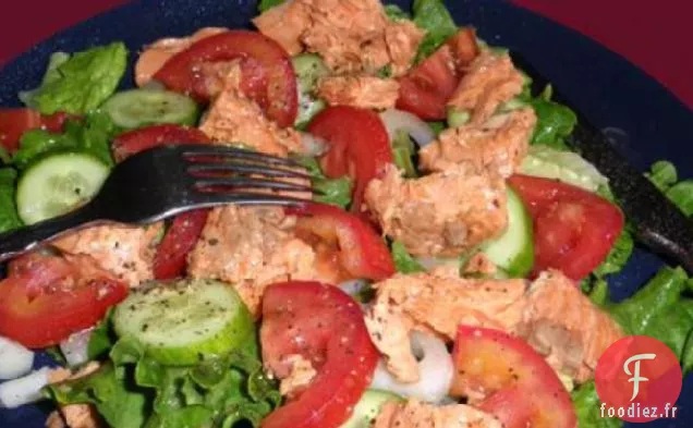 Salade de Saumon et Tomates Prunes
