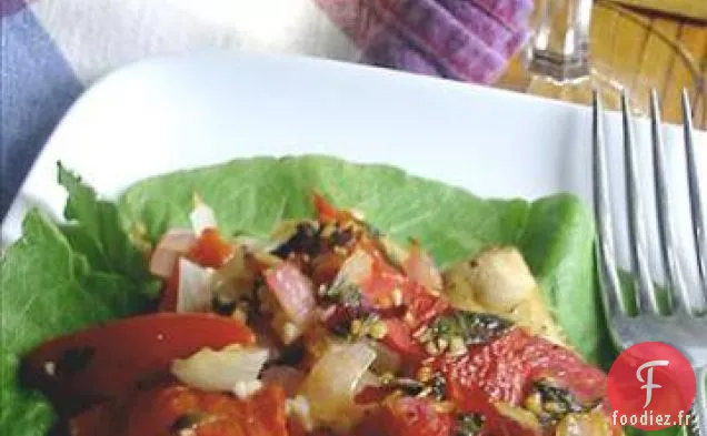 Vivaneau Rouge Égyptien à la Sauce Menthe Poivrée Rouge