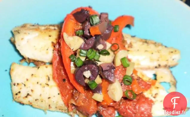 Vivaneau Rouge cuit au Four à la sauce à l'aneth