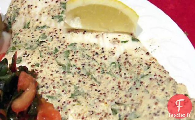 Sole Grillée Sauce Moutarde