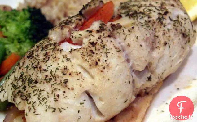 Poisson de Sole Farci aux Légumes