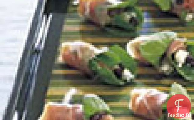 Gorgonzola Enrobé de Prosciutto et Roquette