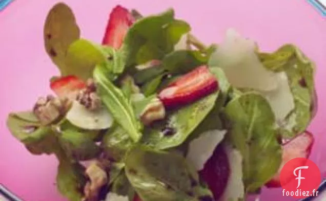 Salade de Roquette et de Fraises