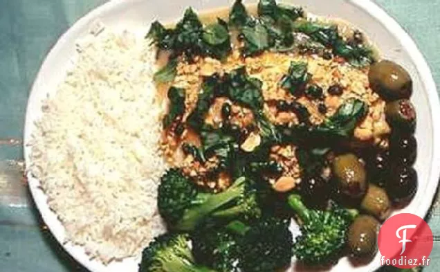 Tilapia Méditerranéen Fusion De Noix De Cajou Avec Sauce Au Citron