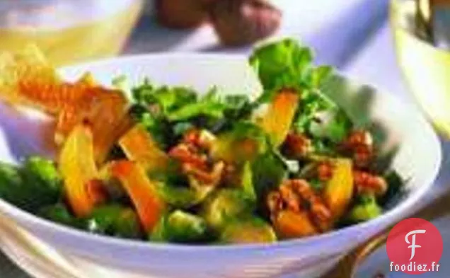 Choux De Bruxelles Aux Noix Et Roquette