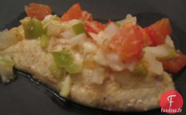Tilapia Garni de Légumes