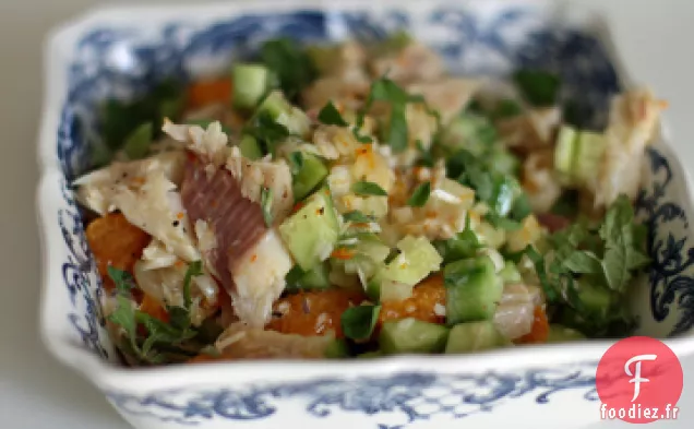 Salade de Truite Fumée à l'orange