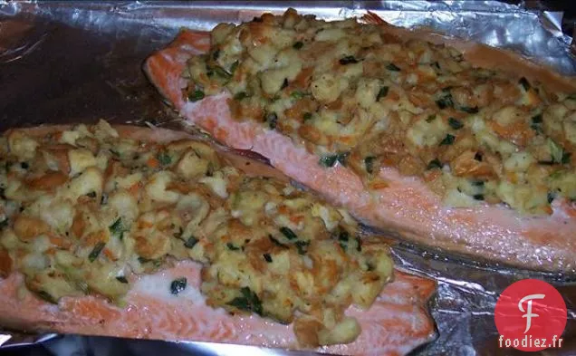 Filets De Truite Au Four Avec Farce Au Pain
