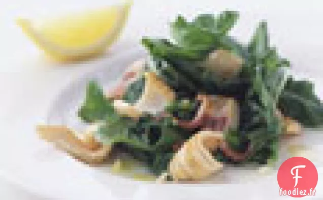 Calamars Grillés À La Roquette