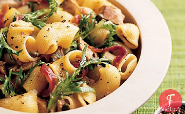 Chiocciole au Thon, Oignons Rouges et Frisée
