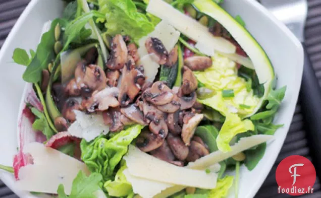 Champignons, Parmesan Et Courgettes