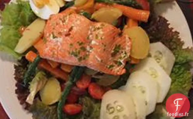 Thon Poêlé avec Vinaigrette aux Agrumes et aux Herbes