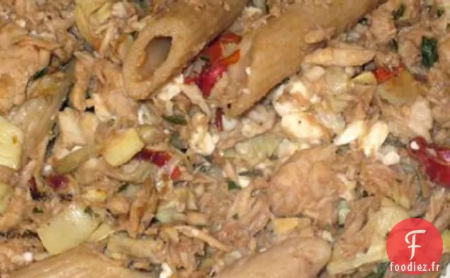 Pâtes au Thon, Artichauts et Poivrons