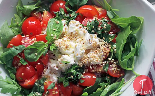 Fromage Ricotta, Tomates Et Basilic