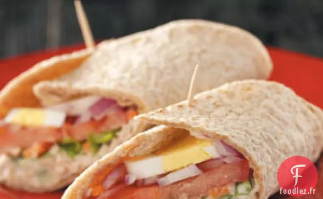 Wraps de Salade de Thon Français de Grand-Mère