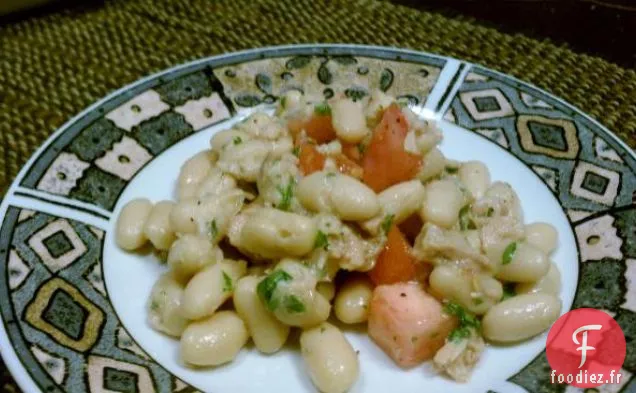 Salade de Haricots Blancs, Thon et Tomates