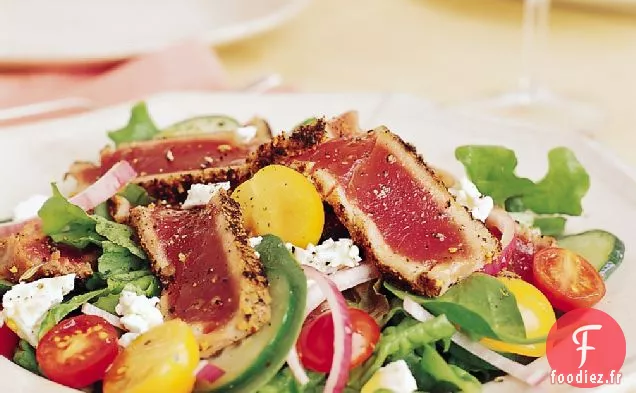 Salade de Thon Poêlé à l'Orange Et au Fenouil