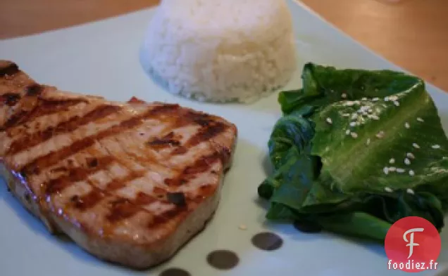 Steaks de Thon au Miel et au Citron Vert