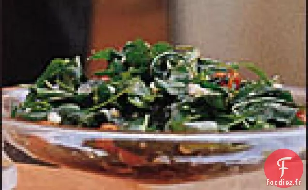 Salade de Roquette, Maïs Frais et Tomates