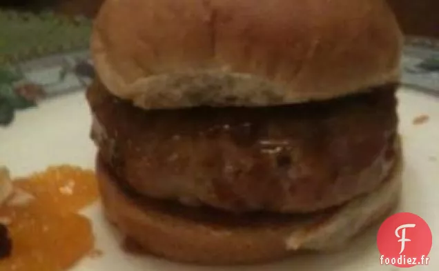 Burgers De Thon Frais Avec Glaçage À La Moutarde Au Gingembre