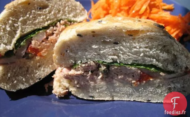 Thon Grillé Avec Salsa Mangue-Papaye