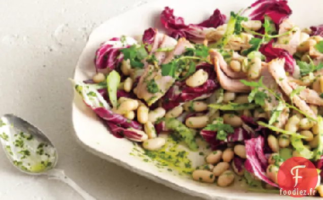 Salade de Haricots Blancs et Thon avec Radicchio