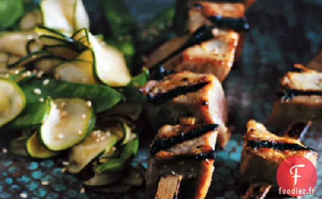 Brochettes de Thon Glacées au Miso