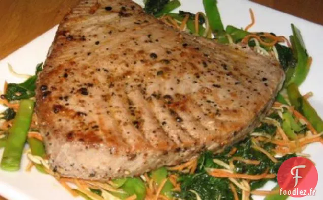 Thon au Sel et Poivre du Sichuan (Sichuan) Avec Mayonnaise au Wasabi