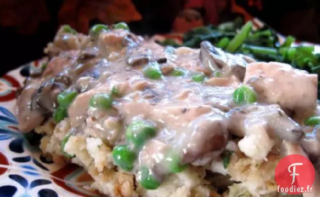 Thon à la crème faible en gras sur Pain grillé