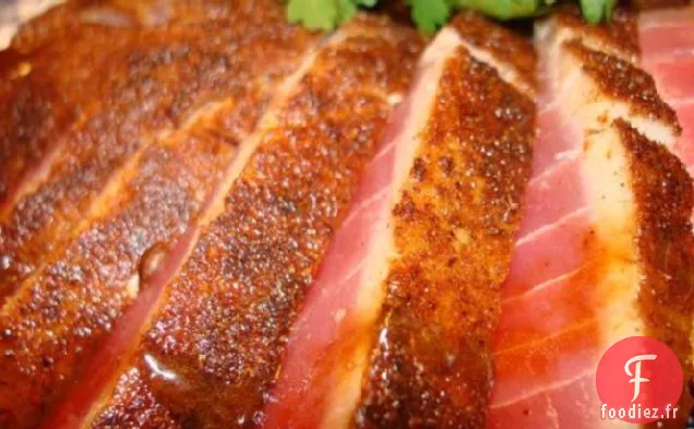 Thon Rouge Poêlé Au Chili Avec Glaçage Au Teriyaki
